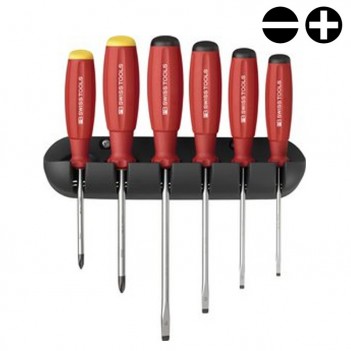 Schraubendrehersatz mit Wandhalterung PB Swiss Tools PB 38244 SwissGrip Evo H CBB