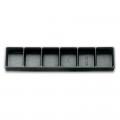 Thermogeformter Einsatz / leeres Modul aus ABS Aufbewahrung 588x122mm VP6 Beta