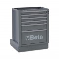 Module meuble fixe 6 tiroirs RSC50 2.0 M6 pour ameublement RSC50 Beta