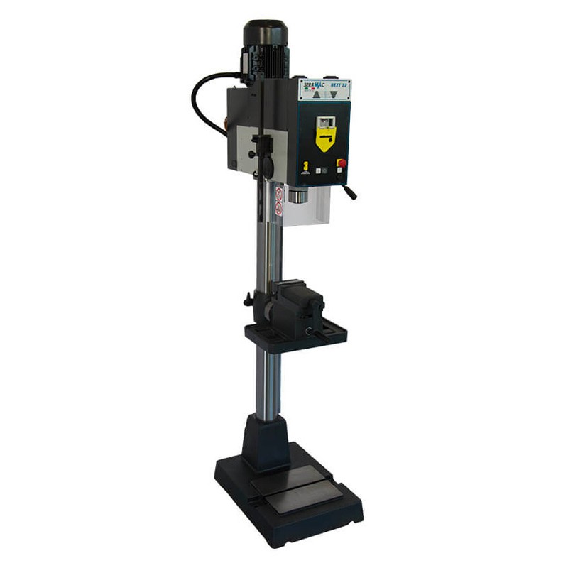 Perceuse taraudeuse à colonne 400V, 0,75kW, NEXT22-2714 Serrmac Perceuse taraudeuse à colonne 400V, 0,75kW, NEXT22-2714 Serrmac