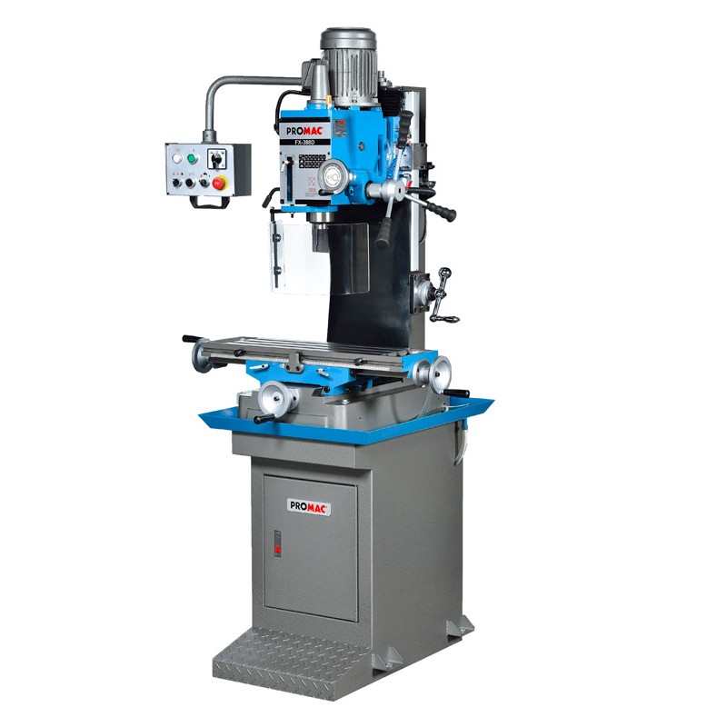 Perceuse fraiseuse taraudeuse 400V, 0,75kW FX-388D Promac Perceuse fraiseuse taraudeuse 400V, 0,75kW FX-388D Promac