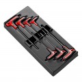 Module 7 clés mâles poignée en "P" TORX®, taille 1/3" MOD.89TXA Facom