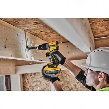 Perceuse visseuse à percussion XR 18V + 2 Accus 5Ah POWERSTACK DCD805H2T DeWalt