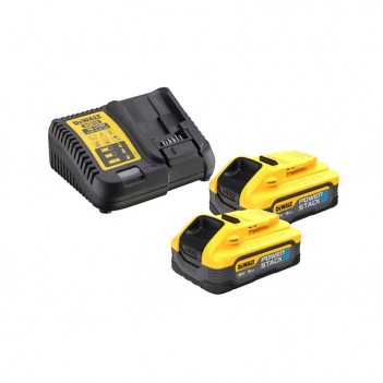 Perceuse visseuse à percussion XR 18V + 2 Accus 5Ah POWERSTACK DCD805H2T DeWalt