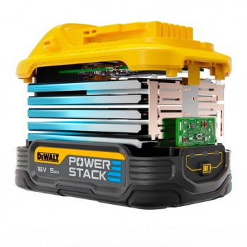 Set mit 2 POWERSTACK Batterien 18V 5.0Ah XR Li-ion DCBP518H2 DeWalt