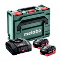 Set mit 2 18V LiHD - 8,0 Ah Batterien mit ASC Ladegerät + MetaBOX Metabo
