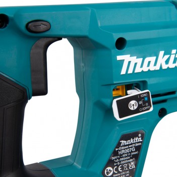 Akku-Bohrhammer 3 Funktionen XGT 40Vmax + 2 Akkus 4Ah HR007GM201 Makita