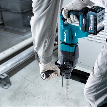 Akku-Bohrhammer 3 Funktionen XGT 40Vmax + 2 Akkus 4Ah HR007GM201 Makita