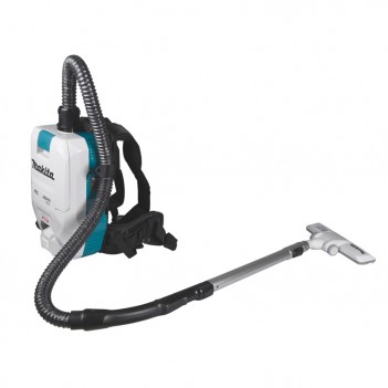 Akku-Rucksackstaubsauger XGT 40V + 2 Akkus 5Ah und Doppelladegerät VC008GZ Makita