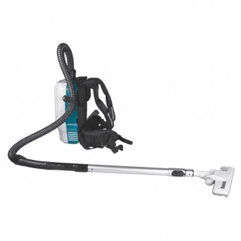 Akku-Rucksackstaubsauger XGT 40V + 2 Akkus 5Ah und Doppelladegerät VC008GZ Makita