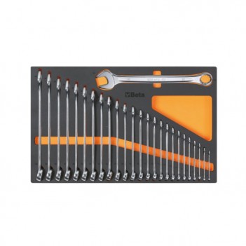 Plateau insert souple avec clés mixtes M02 Beta