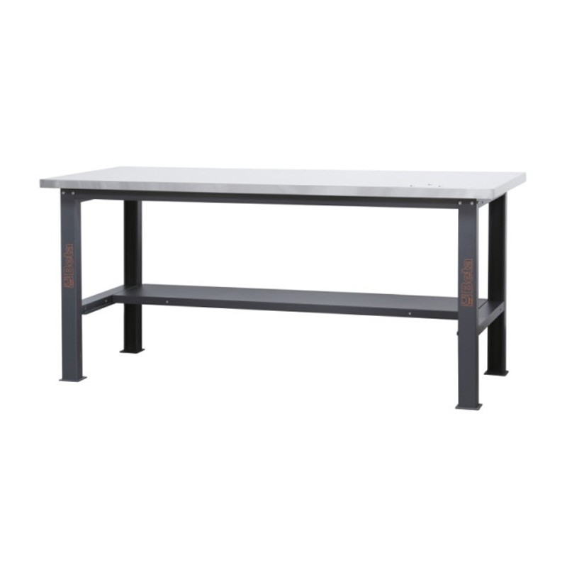 Werkbank Arbeitsplatte Edelstahl 2,1m C58BC-X2,1 Beta Werkbank Arbeitsplatte Edelstahl 2,1m C58BC-X2,1 Beta