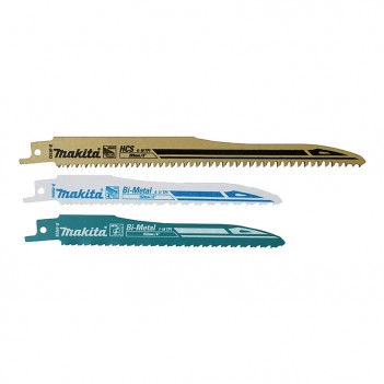 Set de 3 lames pour scie sabre SuperExpress pour bois et métal B-13677 Makita