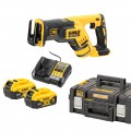 Scie sabre 18V + 2 accus 5Ah DCS367P2 DeWalt