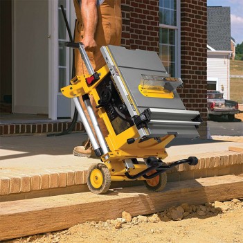 Scie à table Ø250mm DWE7492 + piétement roulant DE7400 DeWalt