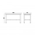 Werkbank Arbeitsplatte MDF 1.6m C58BC-X1.6 Beta