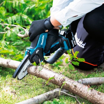 Scie tronçonneuse d'élagage 18V LXT DUC101RX06 + 2 Accus et chargeur Makita