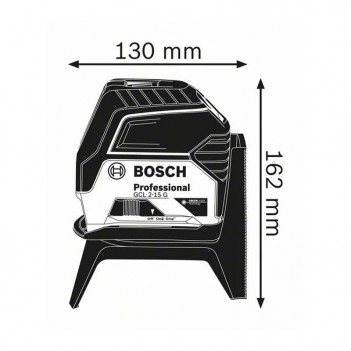 Laser points et lignes GCL 2-15 G + Trépied BT 150 Bosch