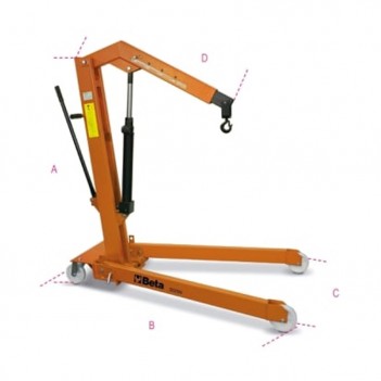 Grue hydraulique pliable avec pompe à double effet 3025N Beta