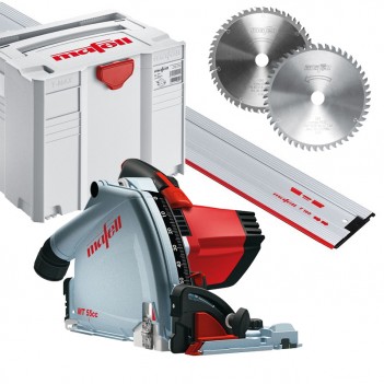 Scie plongeante MT 55 cc MidiMAX + Rail + Lames | Fan-Pack Mafell