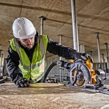 Akku-handkreissäge 190 mm 54V XR FLEXVOLT + 2 Akkus 9Ah DCS579X2-QW DeWalt