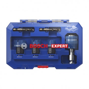 Coffret de scies trépans EXPERT Sheet Metal 22/25/32 x 5 mm pour perceuses Bosch