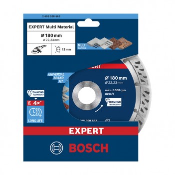 EXPERT Multi Material Diamanttrennscheibe 180mm Bosch