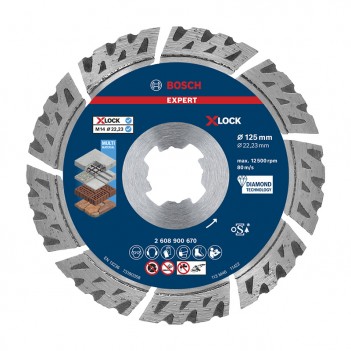 EXPERT Multi Material Diamanttrennscheibe 125mm Bosch