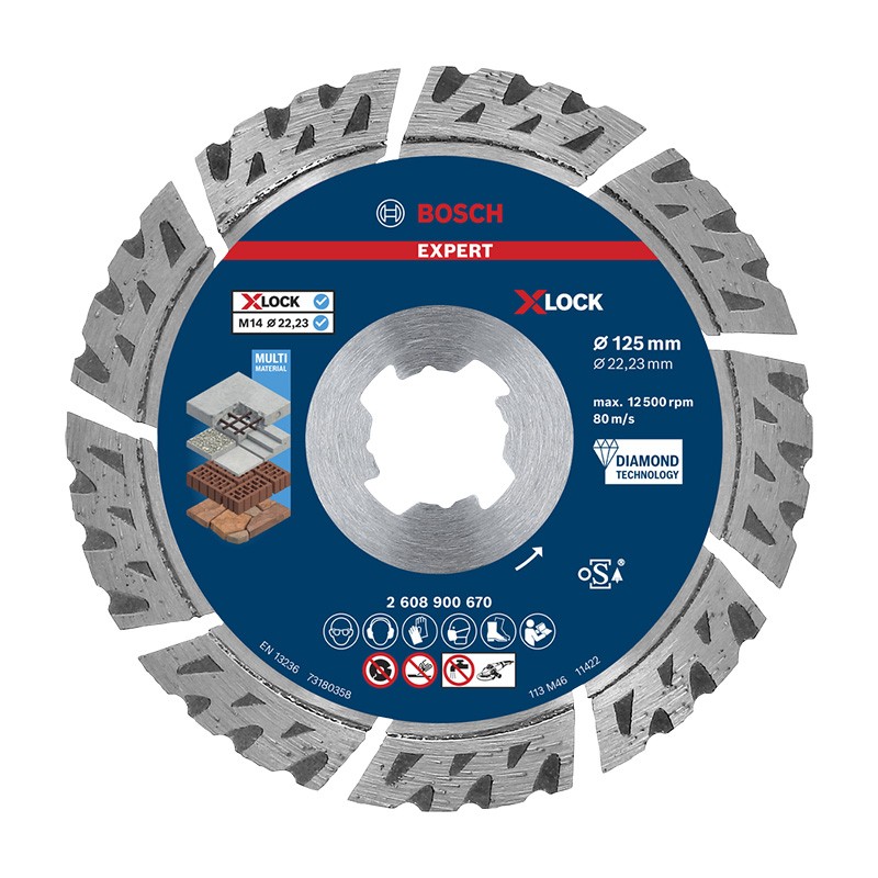 EXPERT Multi Material Diamanttrennscheibe 125mm Bosch EXPERT Multi Material Diamanttrennscheibe 125mm Bosch