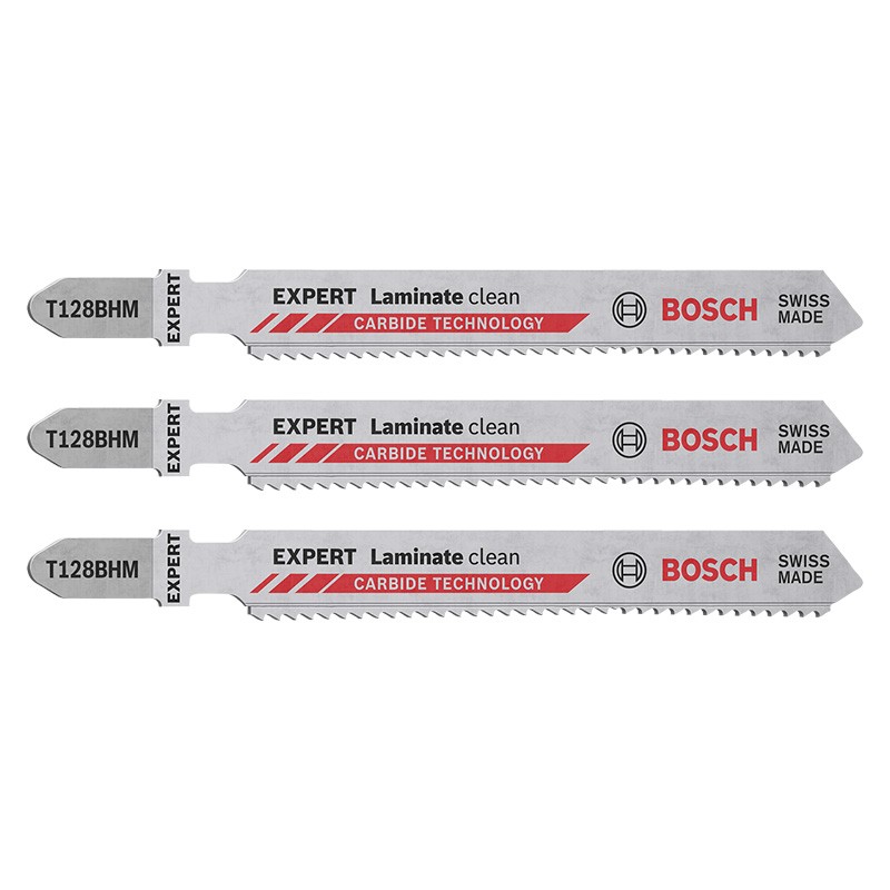 Lames de scie sauteuse EXPERT Laminate clean T128BHM Bosch