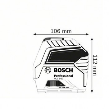 Linienlaser GLL 2-10 Bosch Professional