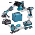 Set électricien 4 machines + 3 Accus et chargeur 40V Makita