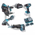 Set Serrurier 4 machines + 3 Accus et chargeur 40V Makita