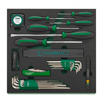Servante d'atelier 6 tiroirs, 157 outils 93/157QR Stahlwille