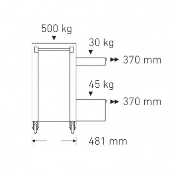 Servante d'atelier 6 tiroirs, 157 outils 93/157QR Stahlwille