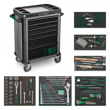 Servante d'atelier 6 tiroirs, 157 outils 93/157QR Stahlwille