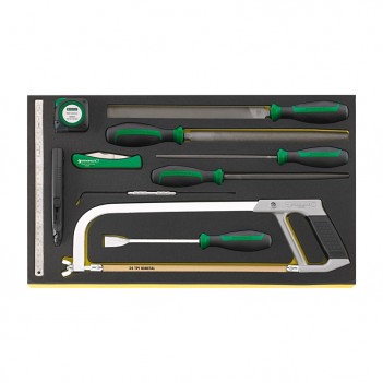 Servante d'atelier 7 tiroirs avec établi, 141 outils 151A Stahlwille