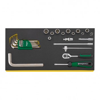 Servante d'atelier 7 tiroirs avec établi, 141 outils 151A Stahlwille