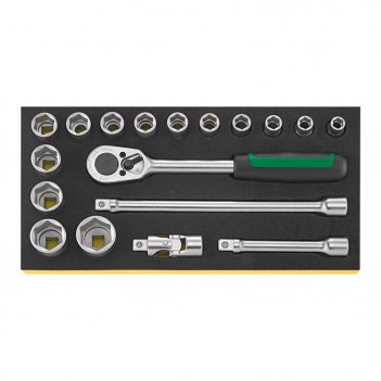 Servante d'atelier 7 tiroirs avec établi, 141 outils 151A Stahlwille