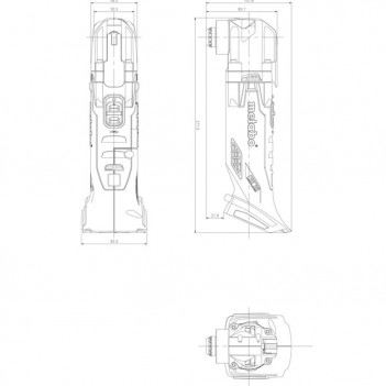 Outil Multifonctions 18V MT 18 LTX Metabo