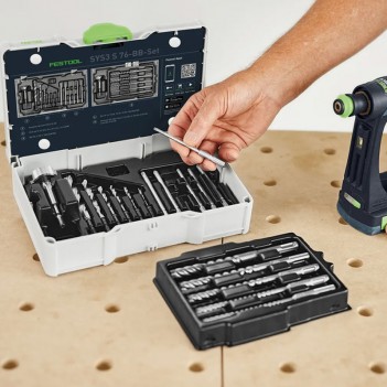 Bits und Bohrer-Set SYS3 S 76-BB-Set Festool