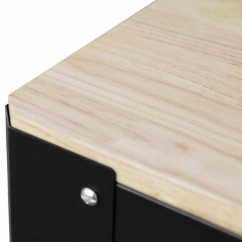 Établi en acier 1142mm avec 3 tiroirs et 2 meubles hauts Kraftwerk