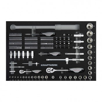 Servante d’atelier LT700, 7 tiroirs, BASIC, 259 pcs. (deux couleurs) Kraftwerk