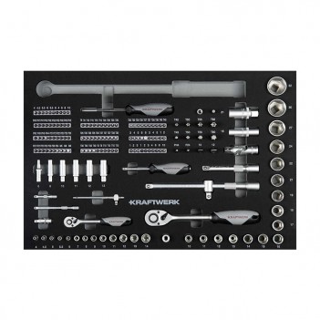 Servante d'atelier BASIC LINE BT700, 7 tiroirs, 337 pcs (deux couleurs) Kraftwerk