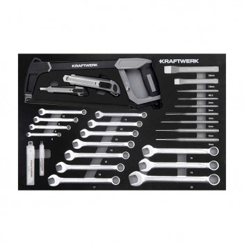 Servante d'atelier BASIC LINE BT700, 7 tiroirs, 337 pcs (deux couleurs) Kraftwerk