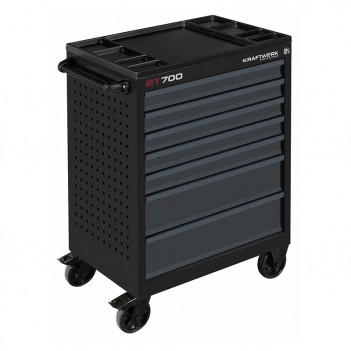 Servante d'atelier BASIC LINE BT700, 7 tiroirs, 337 pcs (deux couleurs) Kraftwerk