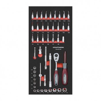 Servante d'atelier PT LINE PT800 7 tiroirs 103 pcs. Kraftwerk