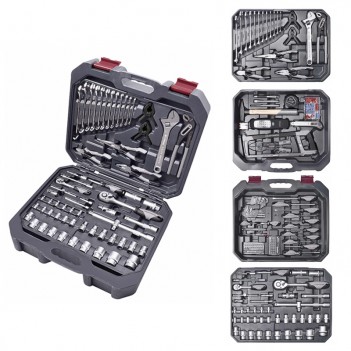 Coffret de douilles, Basic, 1/4"+1/2", 266 pcs. Kraftwerk