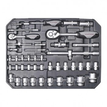 Coffret de douilles, Basic, 1/4"+1/2", 266 pcs. Kraftwerk