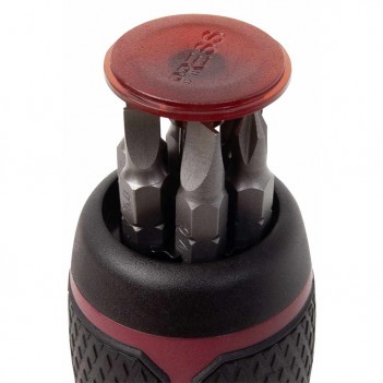 Mini Ratschen-Schraubendreher 6 in 1, 1/4", 7-tlg Kraftwerk
